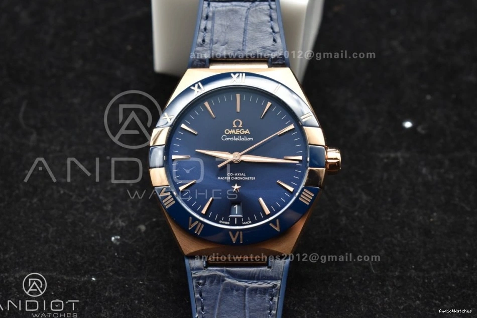 Blue Durable Gummy Best YG On Dial Edition Ceramic Clone 541 A8900 1:1 Blue Strap Constellation Blue Super VSF 0215
